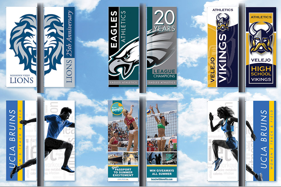 Printed Light Pole Banners